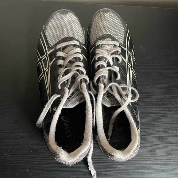 Mens Asics Hyper Mid Track Spike Shoes - Picture 5 of 7